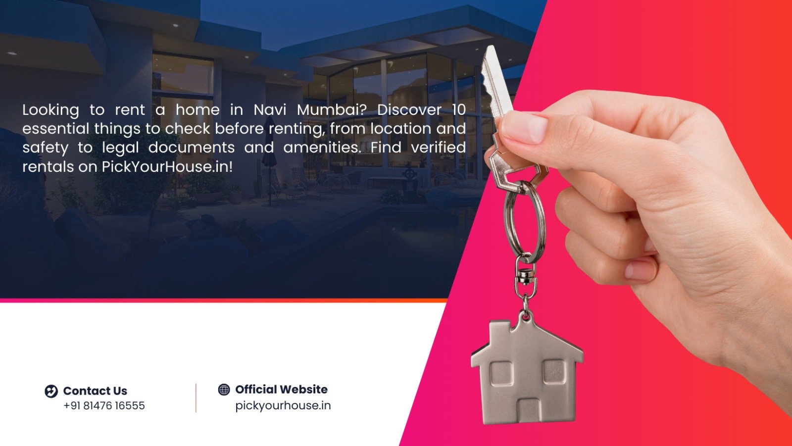 “Verified rental apartments in Navi Mumbai on PickYourHouse.in”